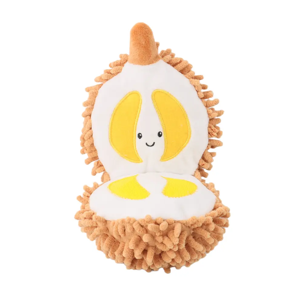 OEM Fig, Kiwi, Durian, Strawberry: Four Creative Fruit-Shaped Plush Toys For Pets Manufacturers, Factories