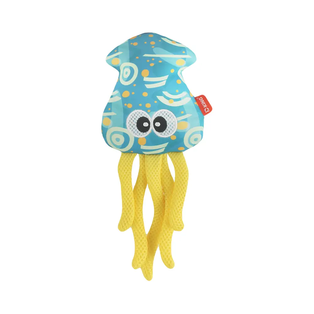 OEM Newly Developed, Exclusively Designed Dog Interactive Plush Toy Series：Duck，Hippocampus，Squid，Sea Turtle Suppliers, Factory