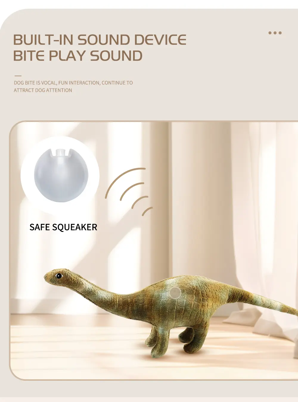 Stuffed Dinosaur Details 2