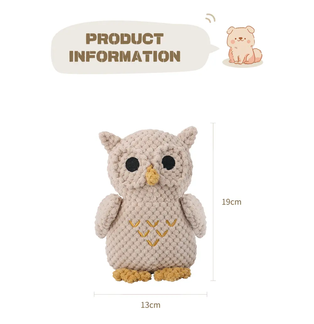Pet Toy Owl View 5