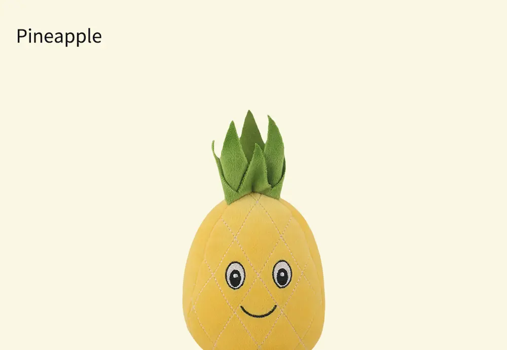 Pineapple plush toy detail 9
