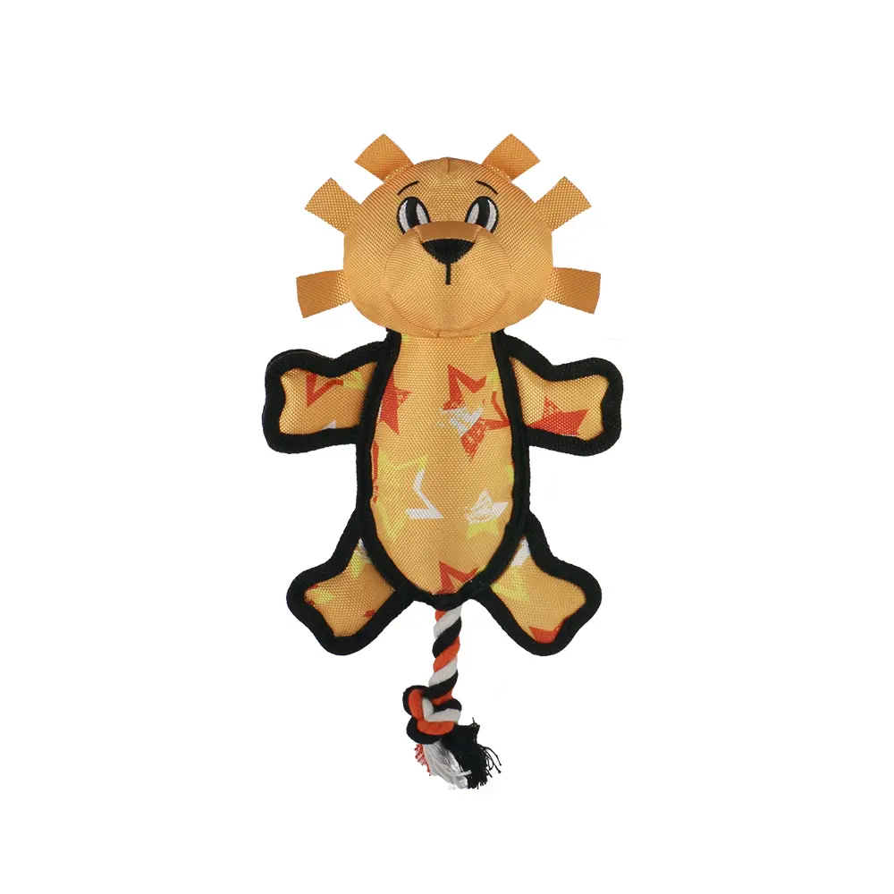 OEM Latest Stylish Interactive Dog Stuffed Toys：Knotted Fox,Knotted Monkey,Knotted Duck,Knotted Lion Manufacturer, Supplier