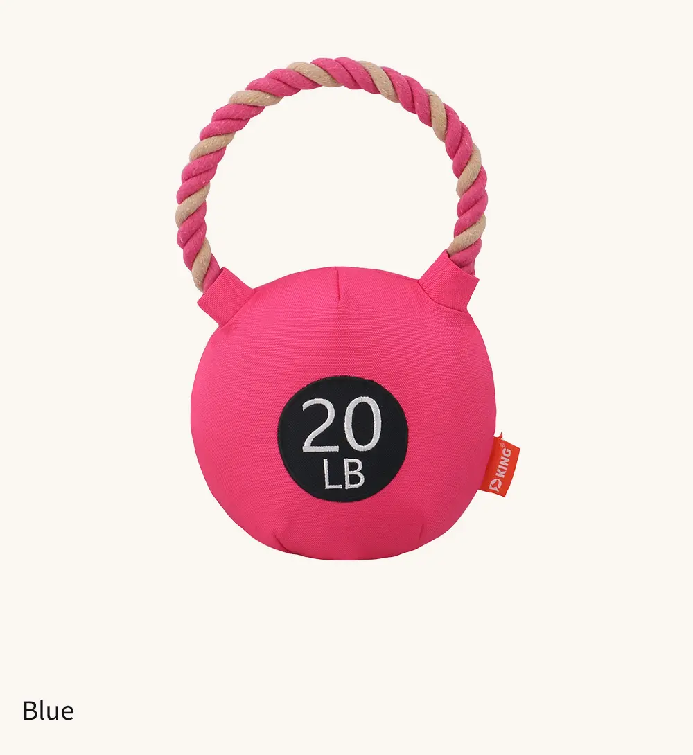 Rope dumbbell pet toy detail 9