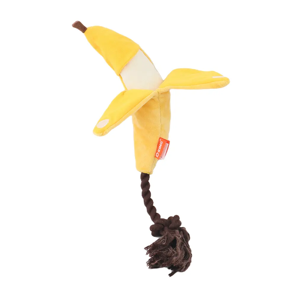 Wholesale Creative Fruit Series Interactive Pet Plush Toys：Pear、Banana、Avocado、Apple Supplier, Factory