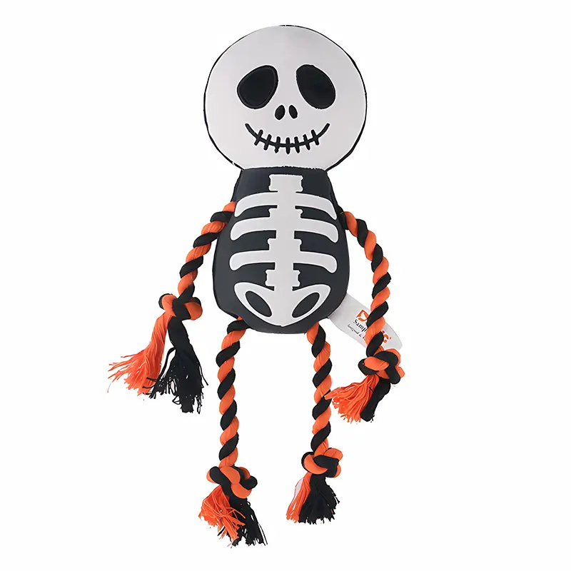 Custom Halloween Knot Rope Plush Dolls: A Terrifyingly Fun Pet Toy Supplier, Factory