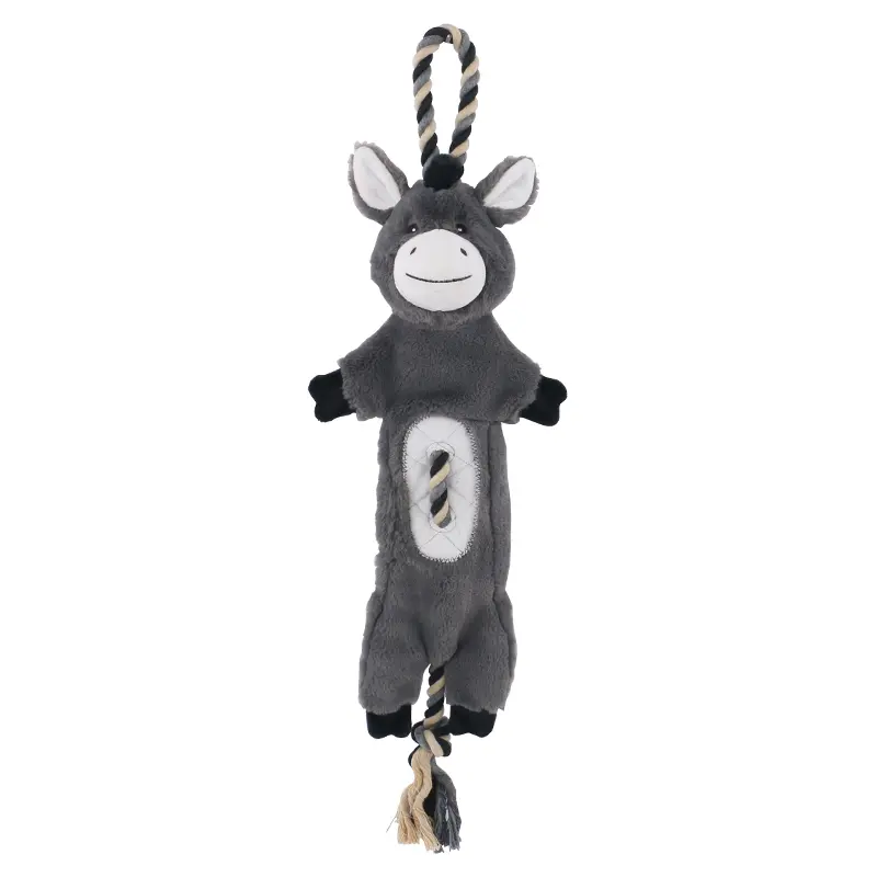 OEM Plush Rope Toys for Pets: Sloth, Monkey, Donkey, Pig Editions Manufacturers, Factories