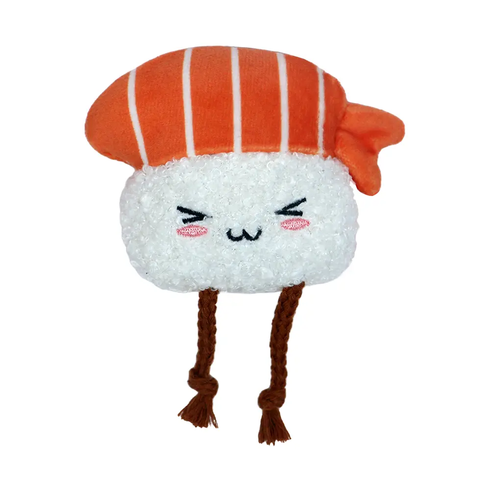Wholesale Adorable Sushi & Onigiri Plush Cat Toys - Safe, Soft Playmates for Your Feline Friend Manufacturers, Supplier