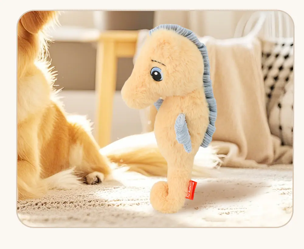 Stuffed Seahorse Pet Toy (7)