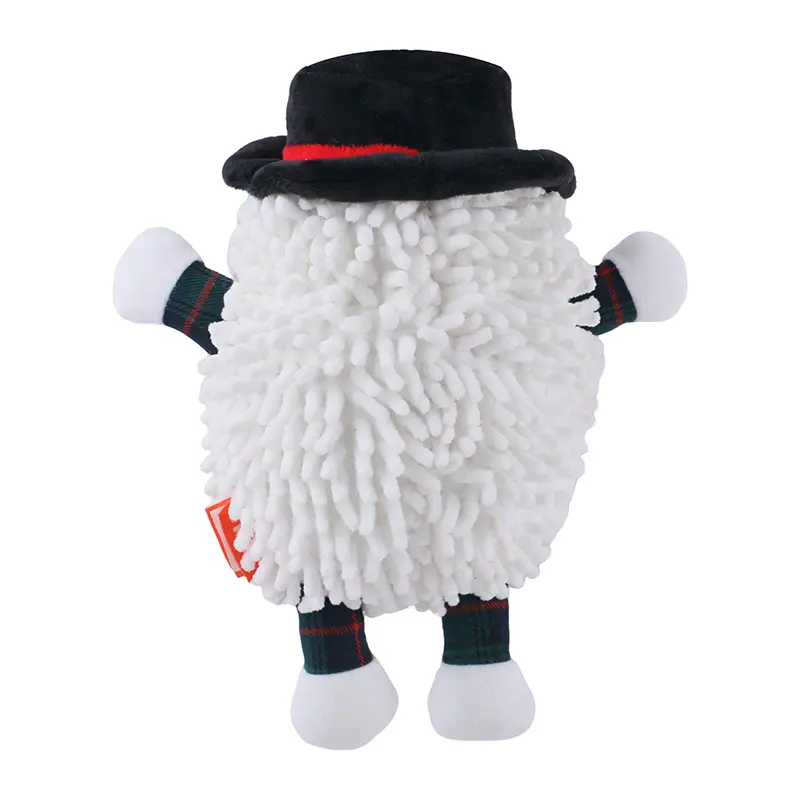 Custom The Joyful Season Of Christmas, With Soft Plush Pet Toys Warmly Accompanying: Soft Penguin, Soft Snow Man, Soft Reindeer Manufacturers, Factories