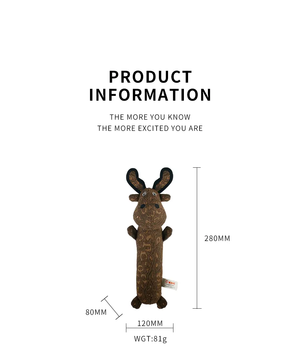 Stand-up Deer Dog Toy View 2