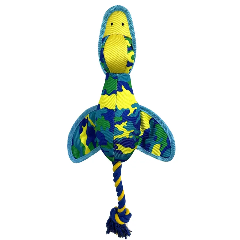 Custom Rope Camouflage Flying Duck, Plush Pet Toy, Safe And Comfortable, Enhances Bonds, Endless Joy! Manufacturers, Suppliers