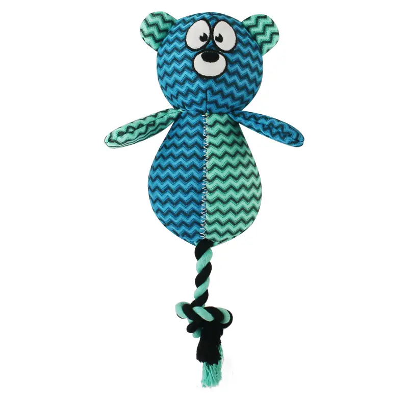Custom 2025 Latest Design Rope-style Plush Pet Toy:Knoted Elephant，Knoted Bear，Knoted Monkey，Knoted Kolar，Knoted FoX Manufacturers, Suppliers