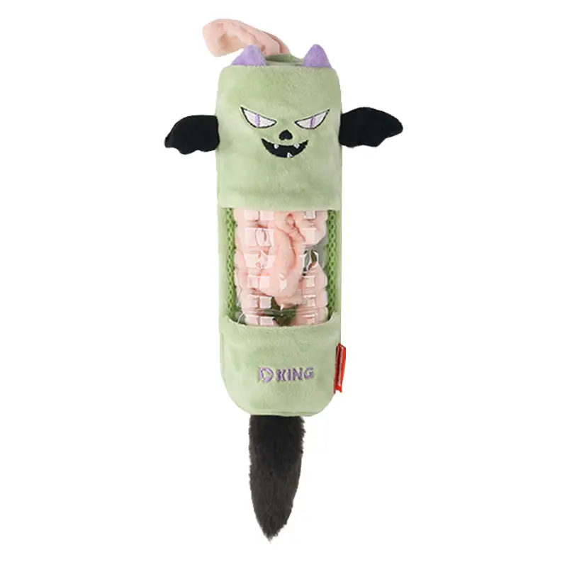 Custom Adorable Plush Toys for Your Dog：Yellow cat，Green bat，Black cat Suppliers, Factory