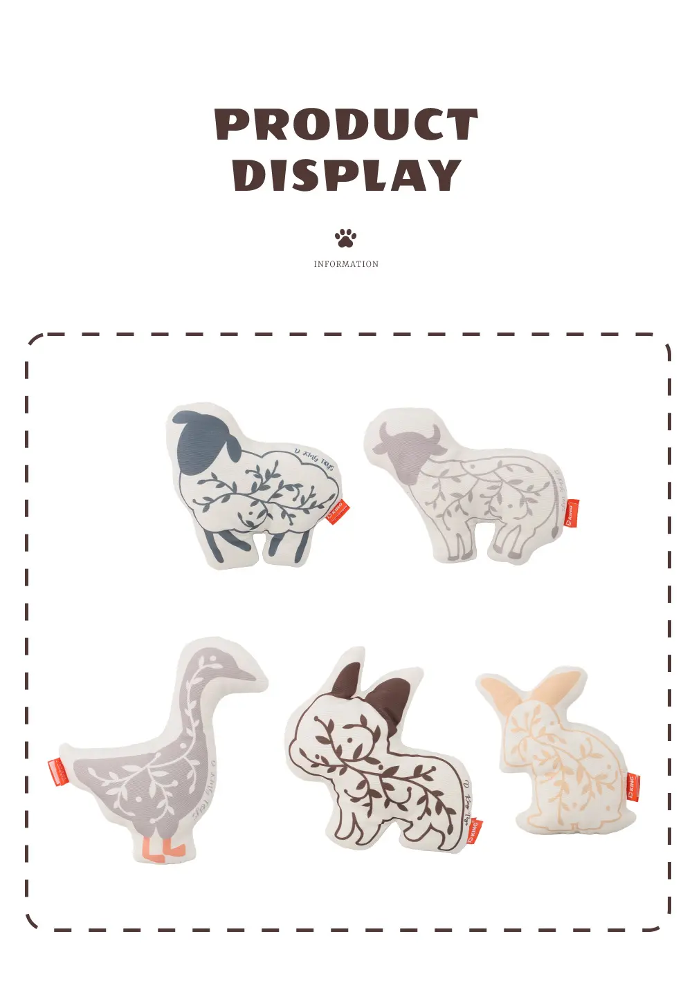 Animal-Shaped Plush Toy 7
