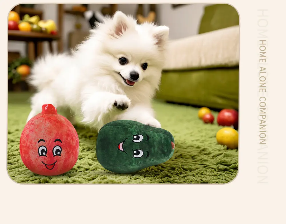 Dog Interactive Plush Toy - Pear Model Detail 2
