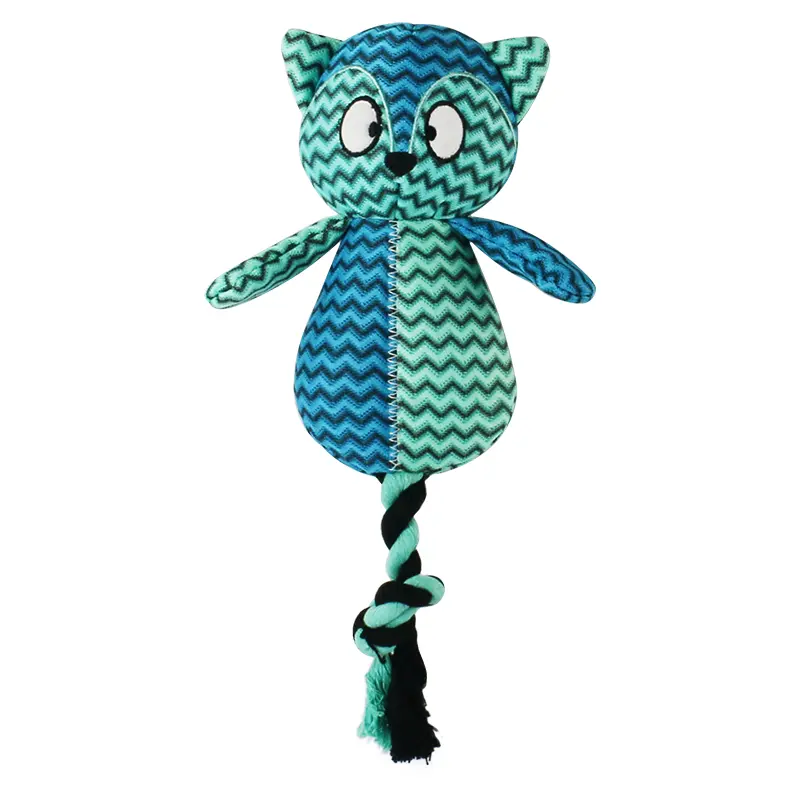 Custom 2025 Latest Design Rope-style Plush Pet Toy:Knoted Elephant，Knoted Bear，Knoted Monkey，Knoted Kolar，Knoted FoX Manufacturers, Suppliers
