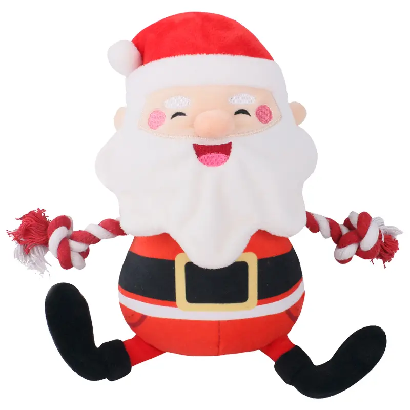 Custom Cozy and Cuddly Plush Toys for Your Dog: Reindeer, Snowman, and Santa Claus Supplier, Factories