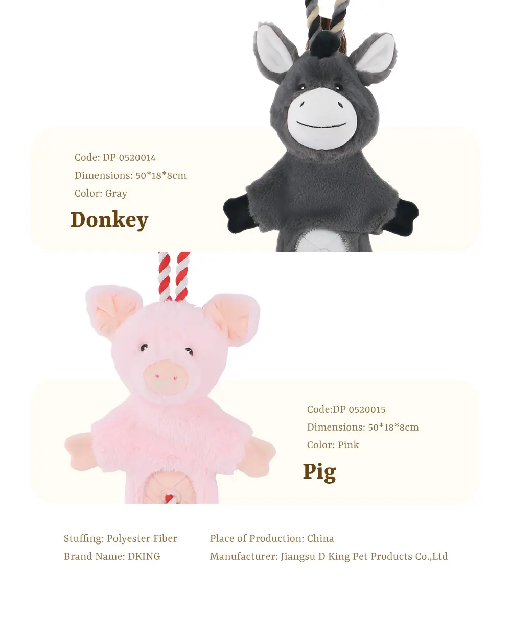 Plush Rope Toy Variation Showcase 04