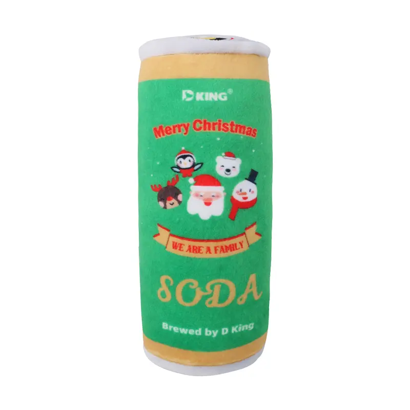 Custom Soda Cans-Inspired Plush Interactive Chew Toys for Pets: A Playful Twist on Durability and Fun  Manufacturer, Manufacturers