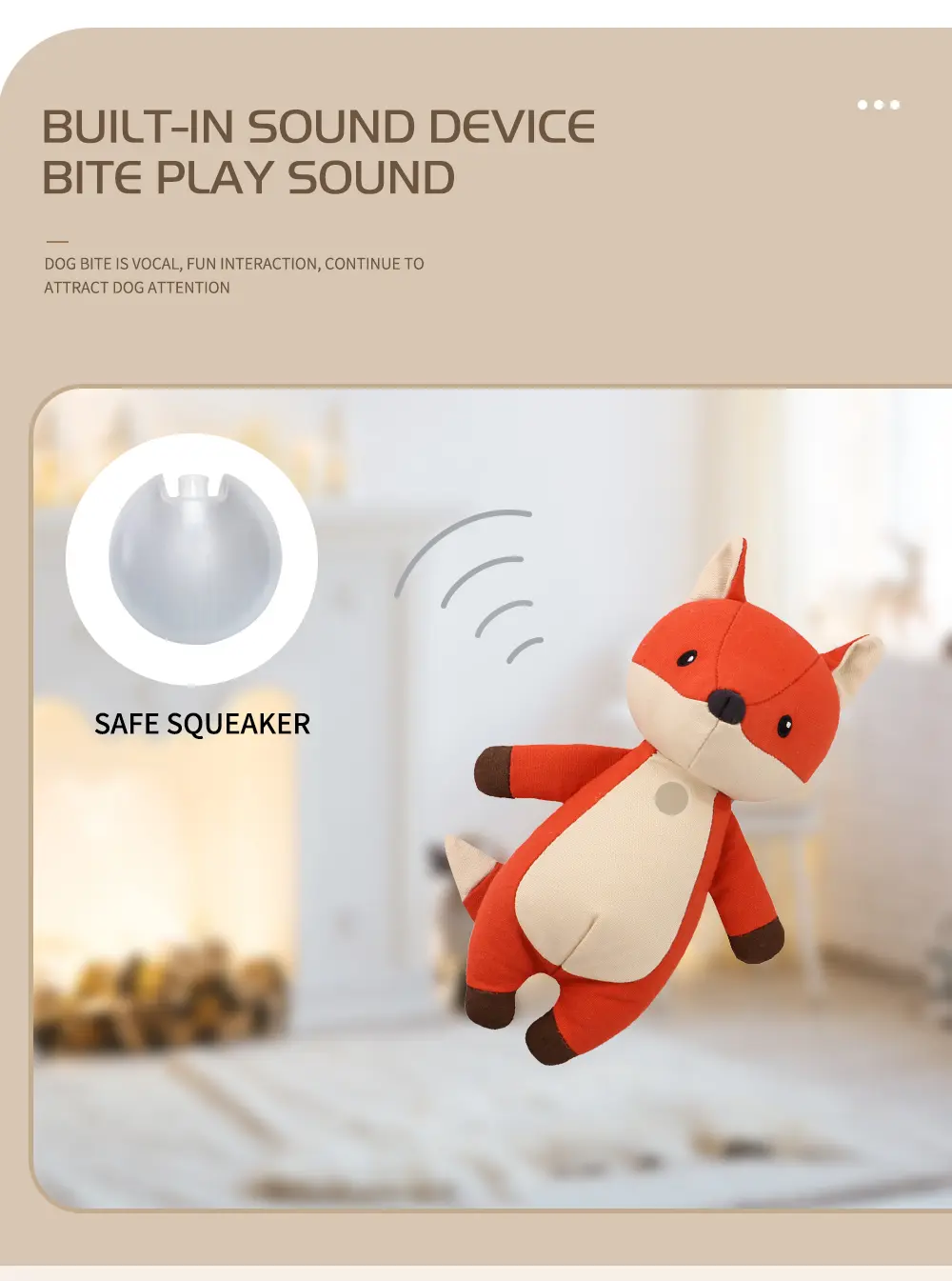 Fox, Deer, And Pig Plush Toys (5)