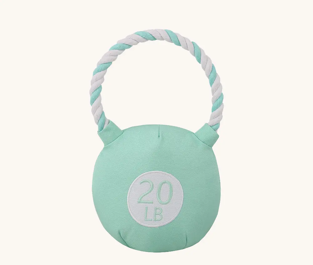 Rope dumbbell pet toy detail 10