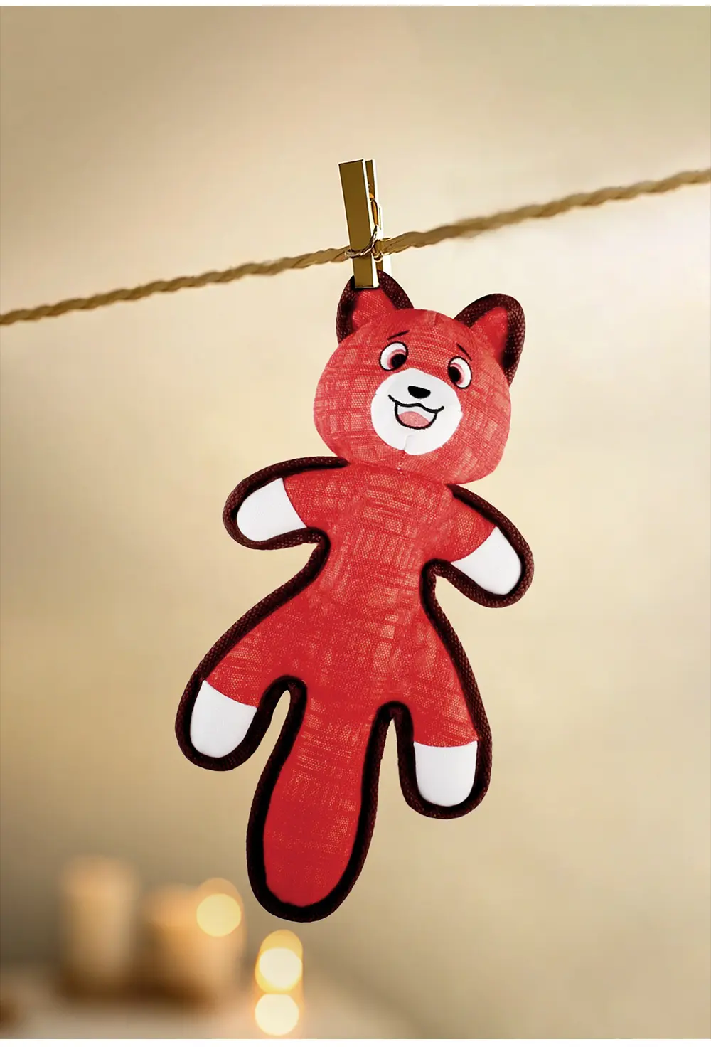 Oblate Body Fox Dog Toy View 5