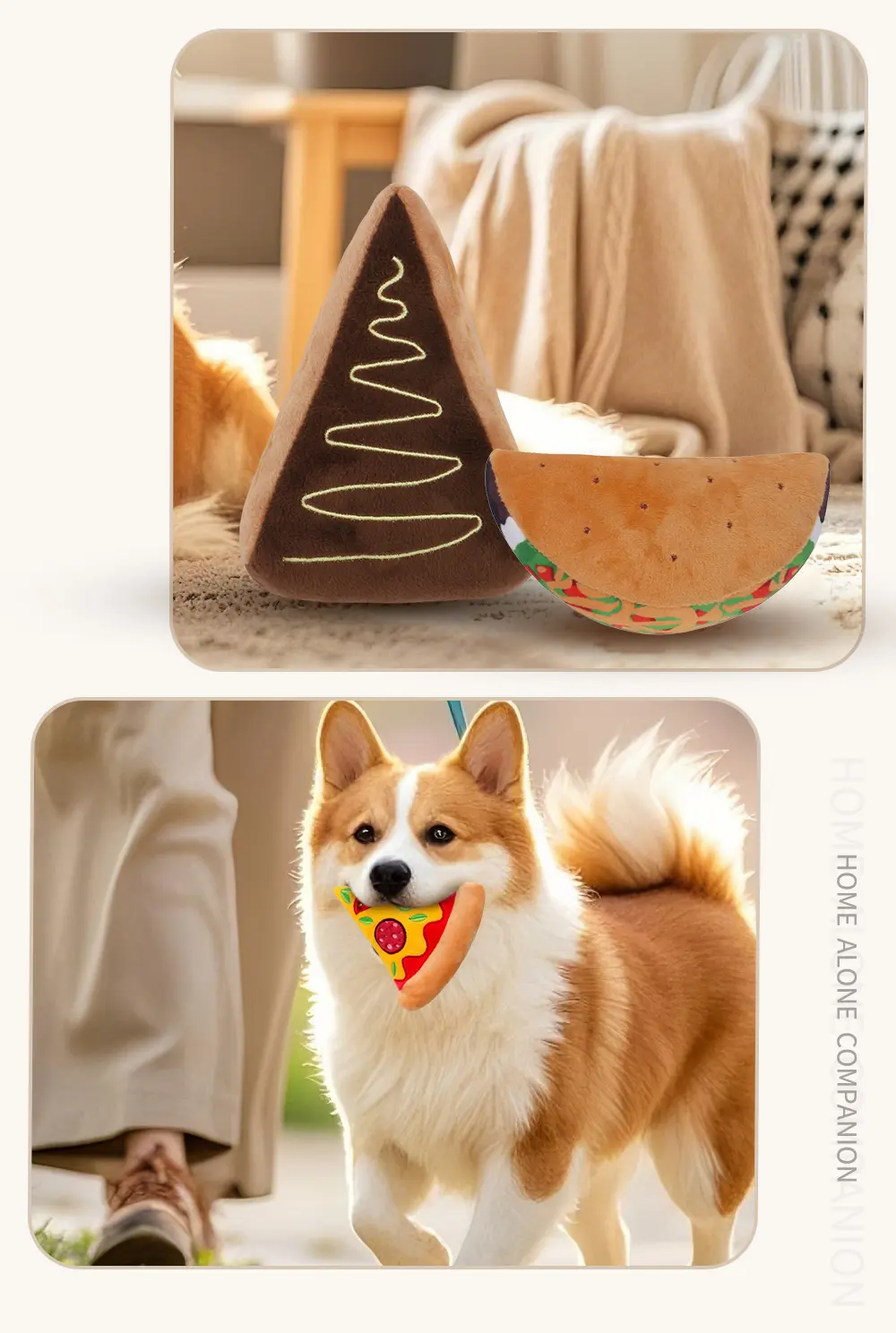 Soft material dog toys
