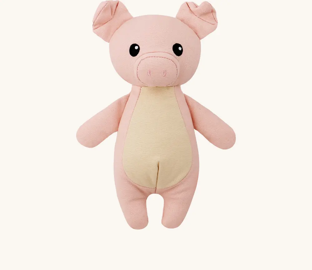 Fox, Deer, And Pig Plush Toys (12)