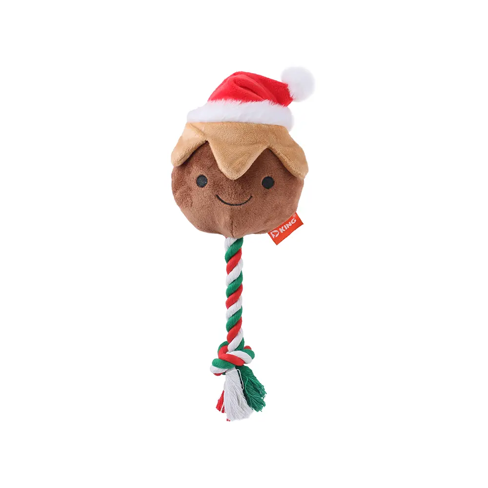 Custom Dog Christmas Bottle plush toys: festive joy, soft touch, highly interactive, perfect playmate. Manufacturer, Supplier