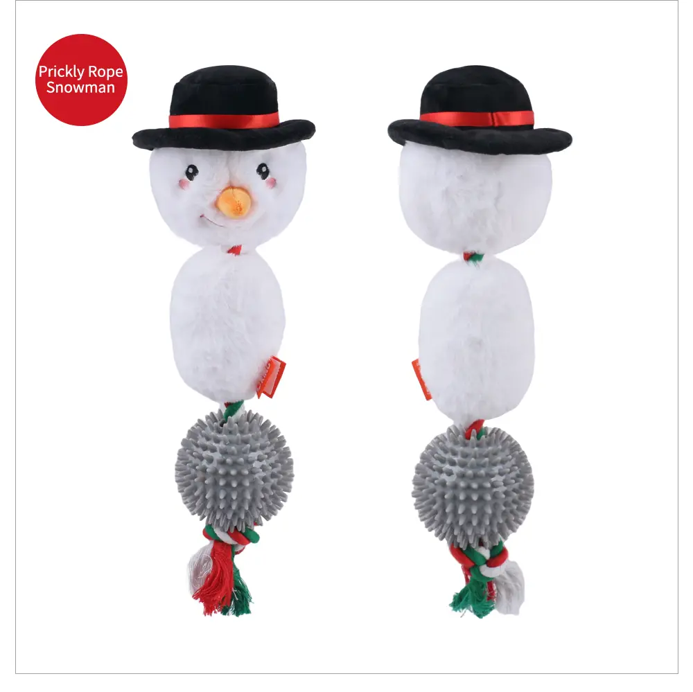 Christmas Snowman Dog Toy