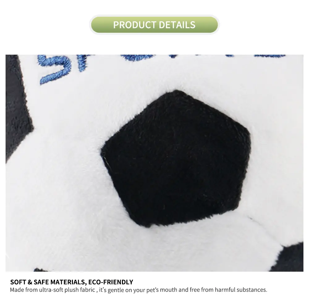 Football series pet toy detail 12