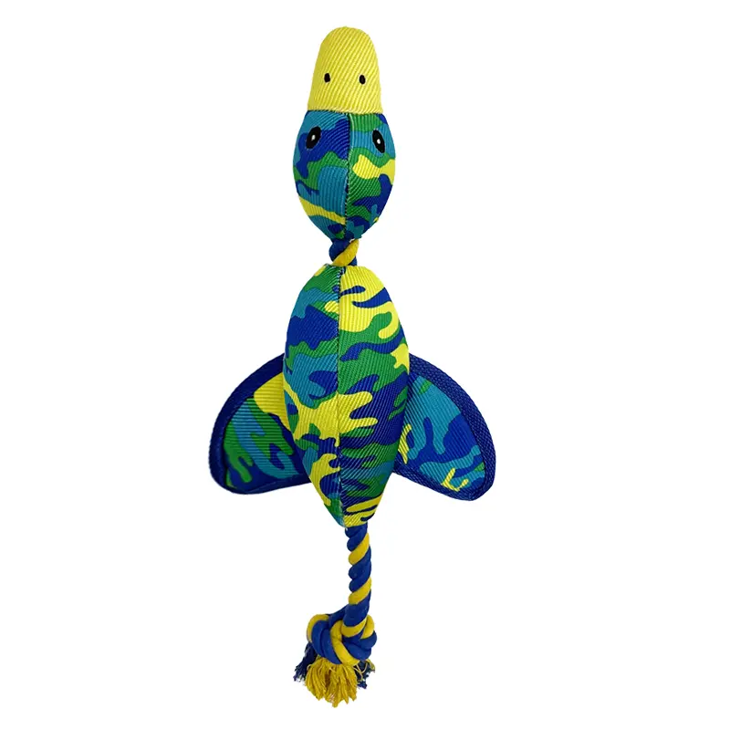 Custom Rope Camouflage Flying Duck, Plush Pet Toy, Safe And Comfortable, Enhances Bonds, Endless Joy! Manufacturers, Suppliers