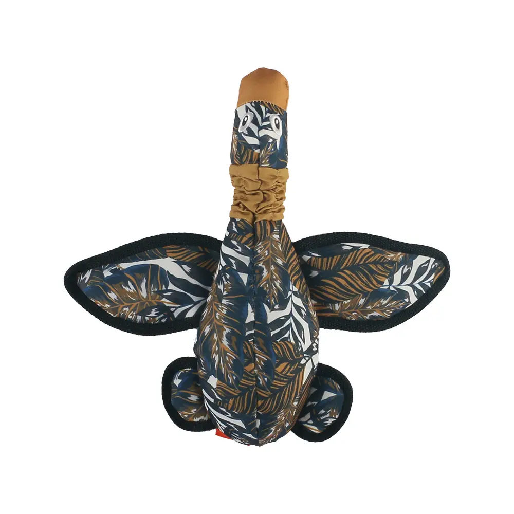 OEM Innovative Design Series of Latest Dog Interactive Plush Toys: 3D crocodile, 3D sailfish, Knotted wild goose, Wild goose, 3D shark Manufacturer, Supplier