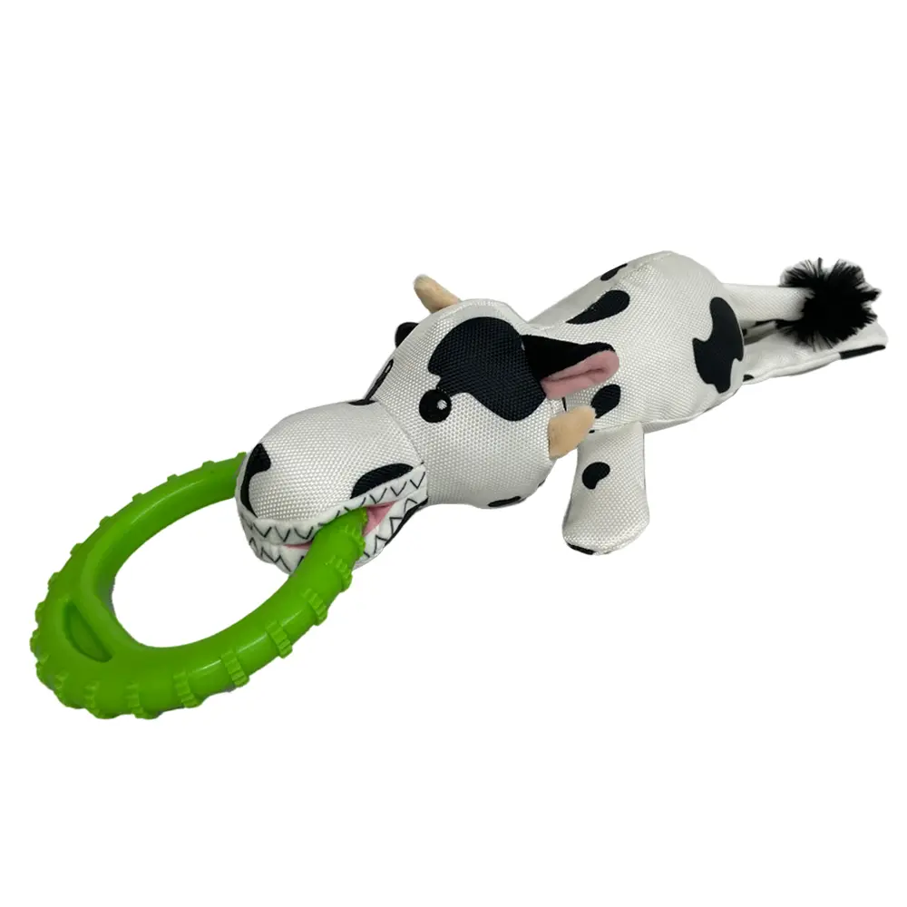 Wholesale Fun Dog Interactive Plush Toys：Tiger,Lion,Leopard,Cow，Zebra，Zebra Supplier, Factory