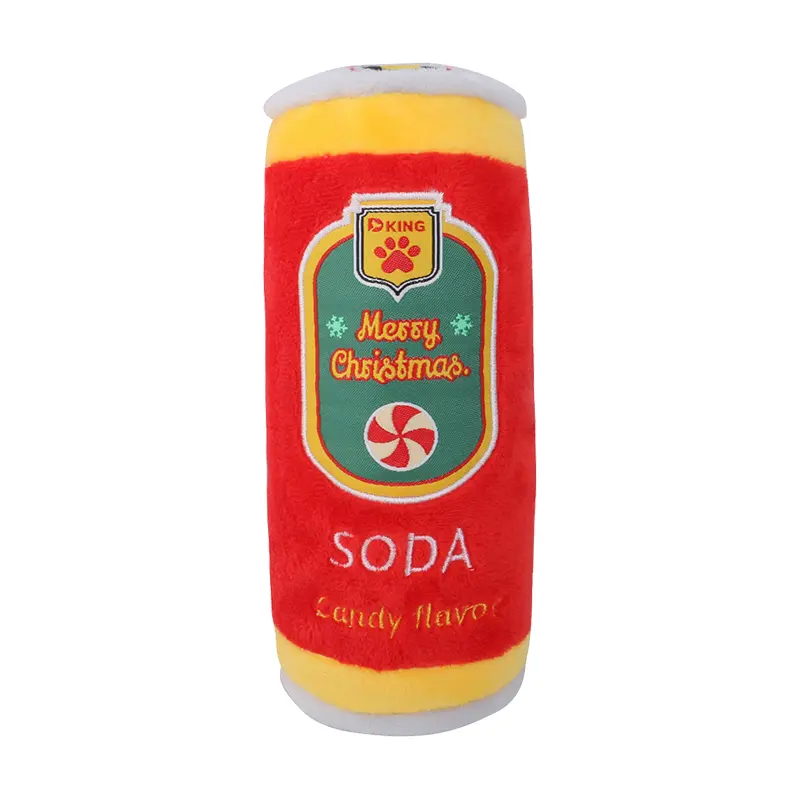 Custom Soda Cans-Inspired Plush Interactive Chew Toys for Pets: A Playful Twist on Durability and Fun  Manufacturer, Manufacturers