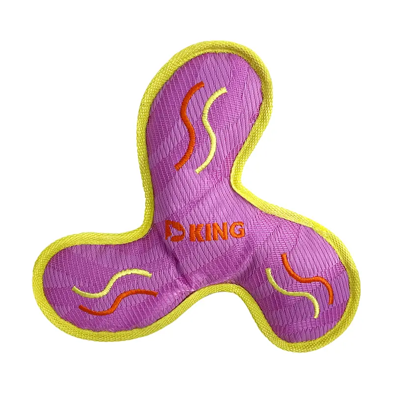 OEM Boomerang pet plush toys, chew-resistant with boomerang design, stimulate chasing, deepen bonds, ideal for dog-loving families. Supplier, Factory