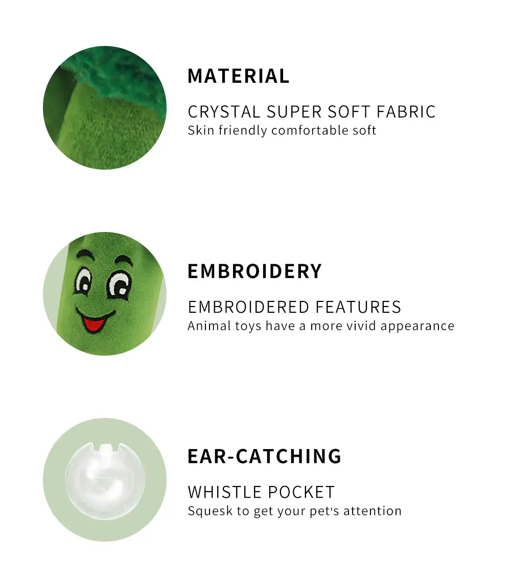Pet Plush Toy Broccoli View 4