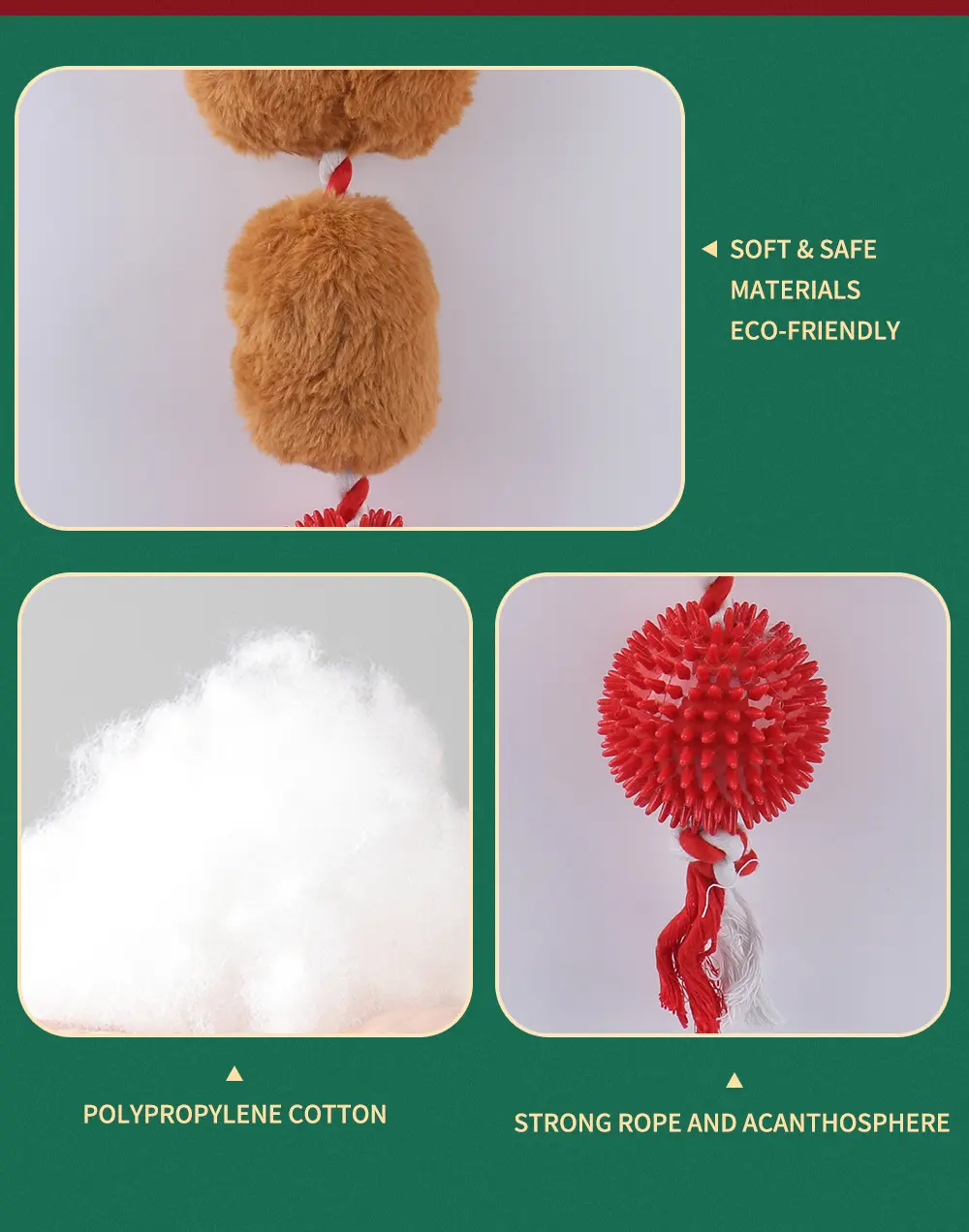 Christmas Dog Plush Toy Reindeer
