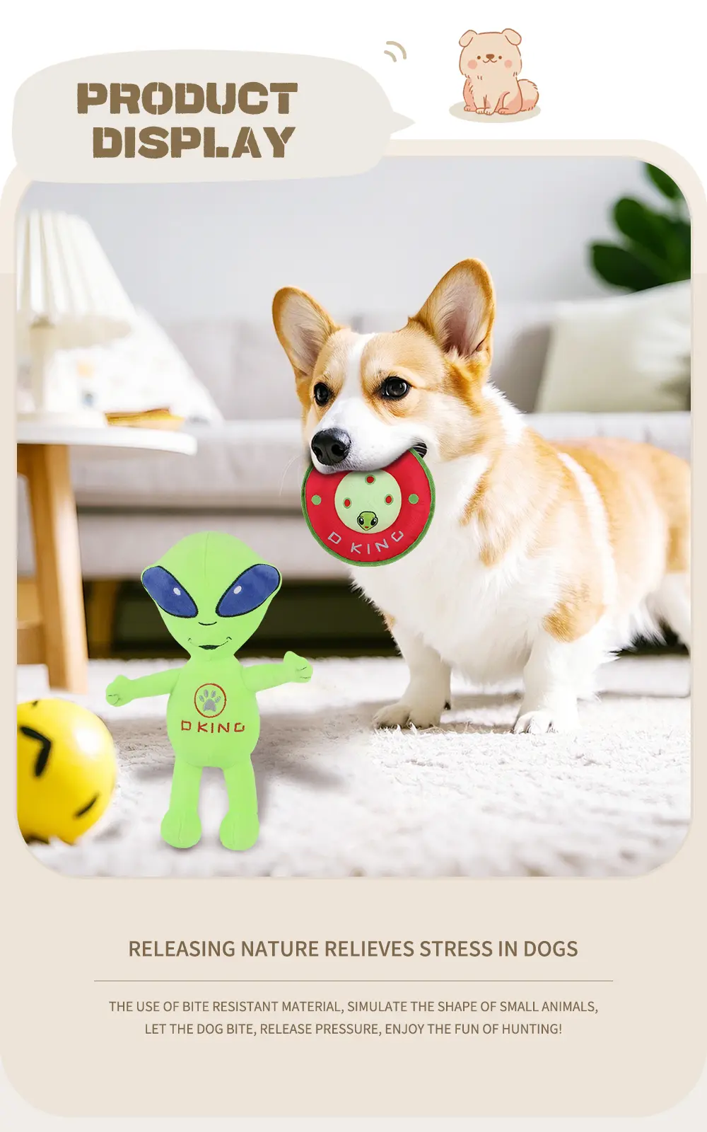 Pet Toy UFO and Alien 7