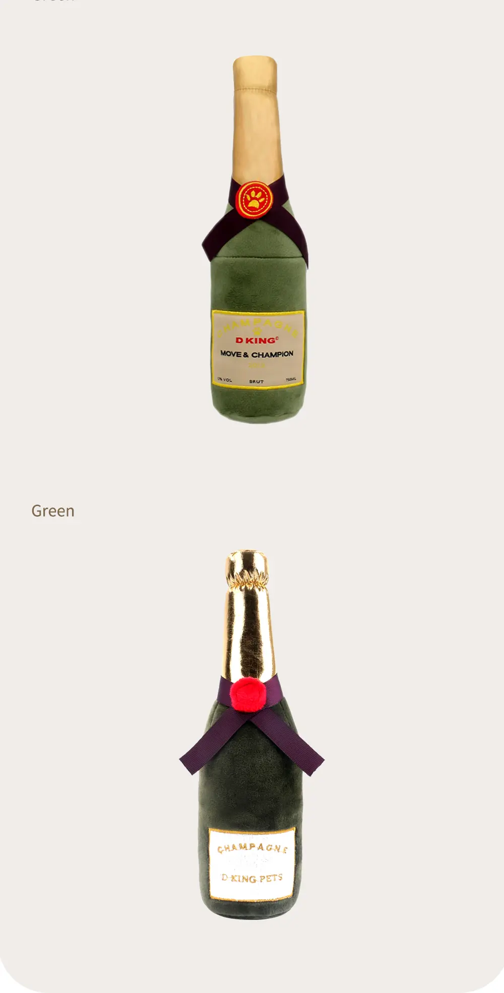 Champagne Pet Toy Highlight 9