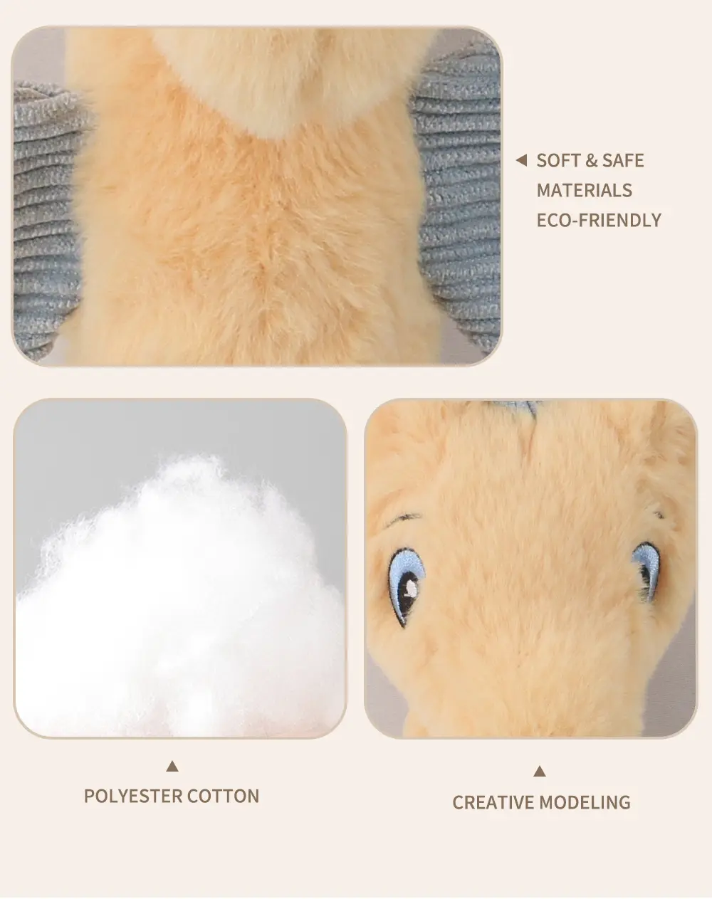 Stuffed Seahorse Pet Toy (3)