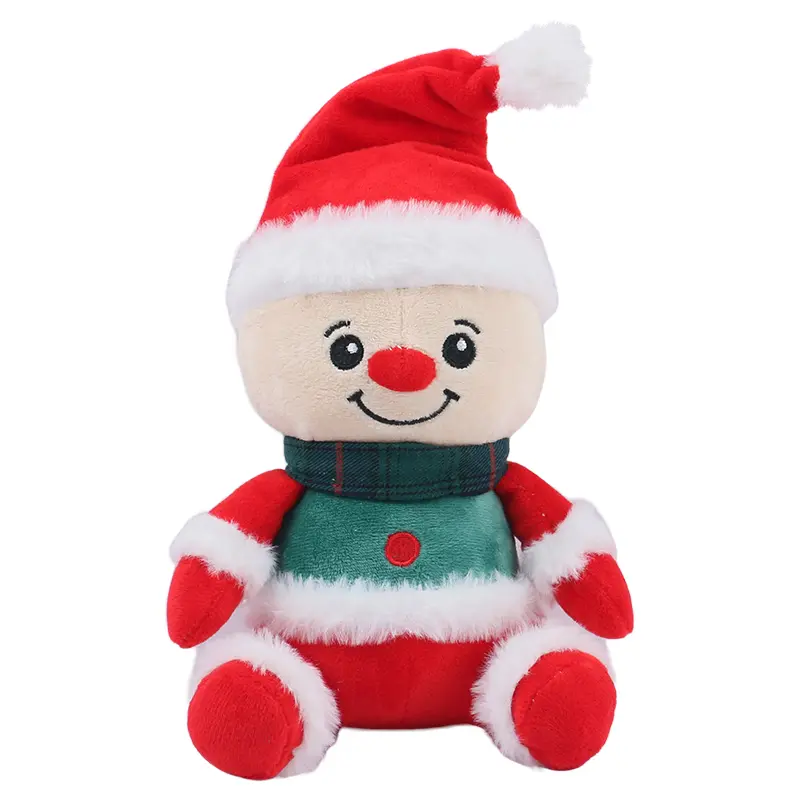 Wholesale Latest Pet Plush Toys of 2025：Knoted Snow man，Baby Snowman，Long-necked Reindee，Knoted Christmas Tree Manufacturers, Supplier