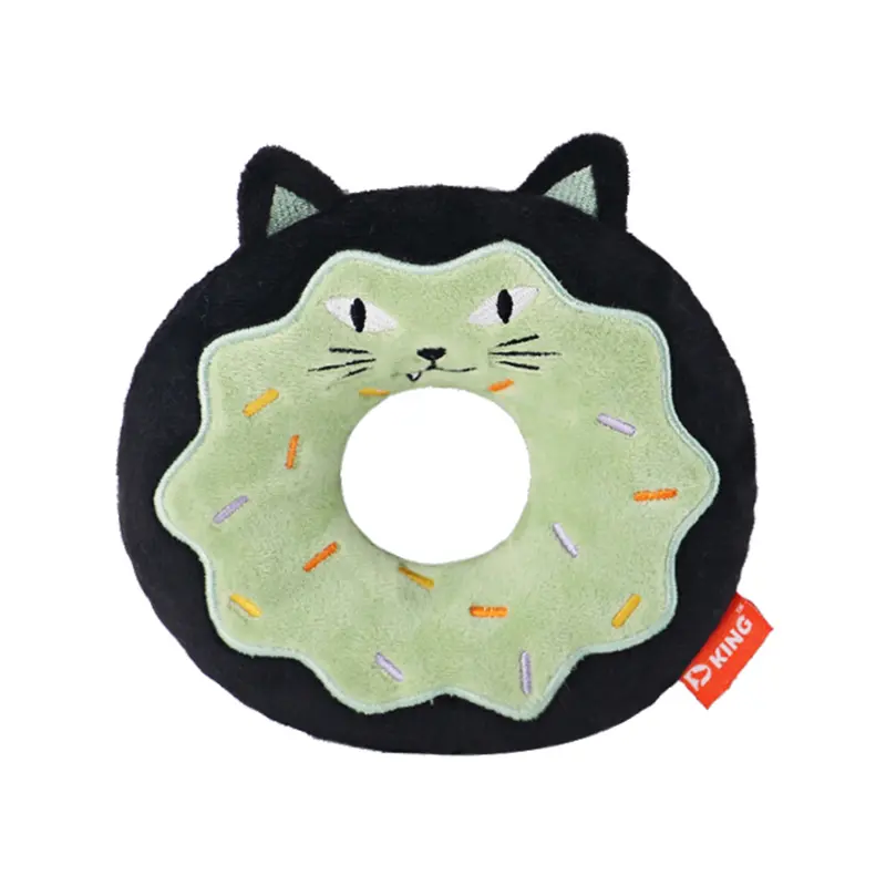 OEM Spooktacular Dog Toys: Pumpkin, Bat, and Cat Donuts Supplier, Factory
