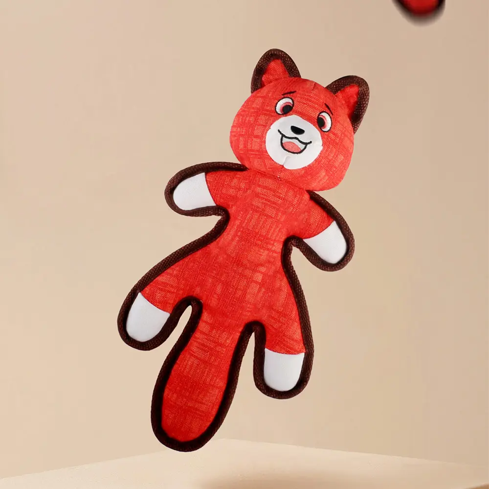 Custom 2025 New Product Classic Animal Shape Sturdy Dog Toy Collection Oblate Body Fox Manufacturers, Suppliers