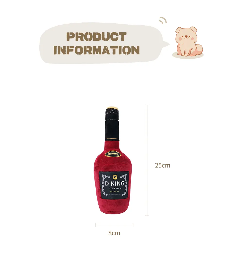 Foreign Wine Pet Toy Details 5