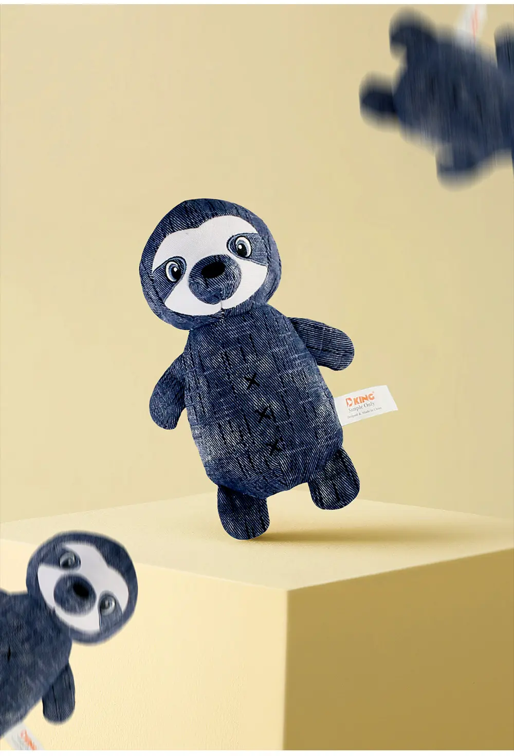 Classic Animal Shape Sturdy Dog Toy Sloth Quality