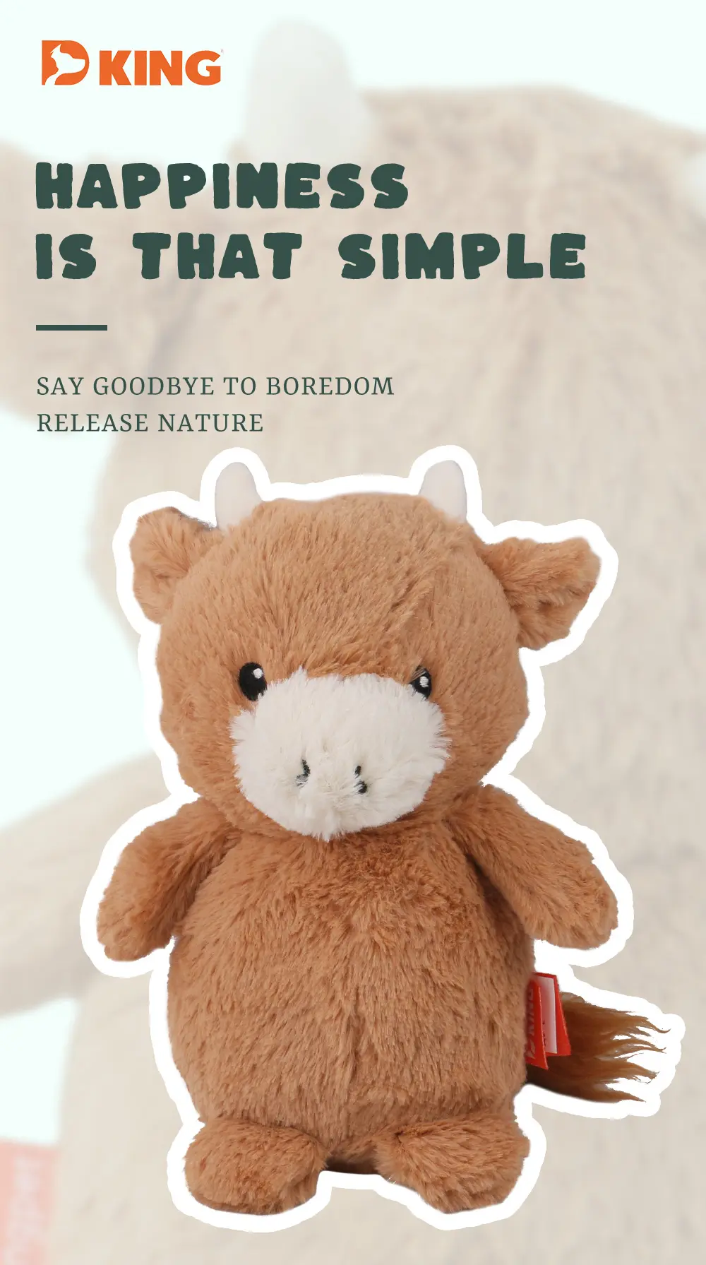Pet Plush Toy Cattle
