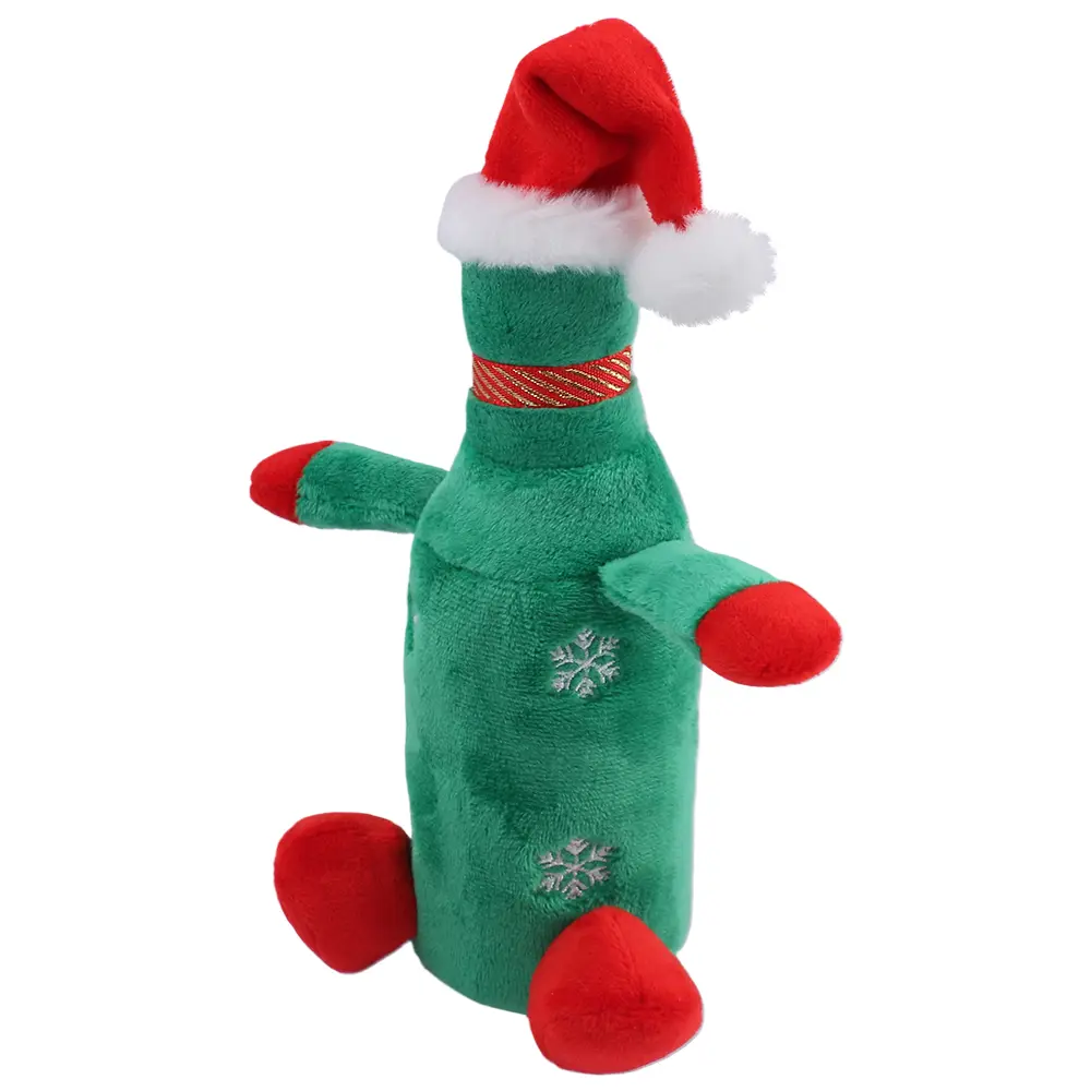 Custom Dog's Christmas Bottle plush toy: safe, durable, highly interactive, and a festive companion. Manufacturer, Factories