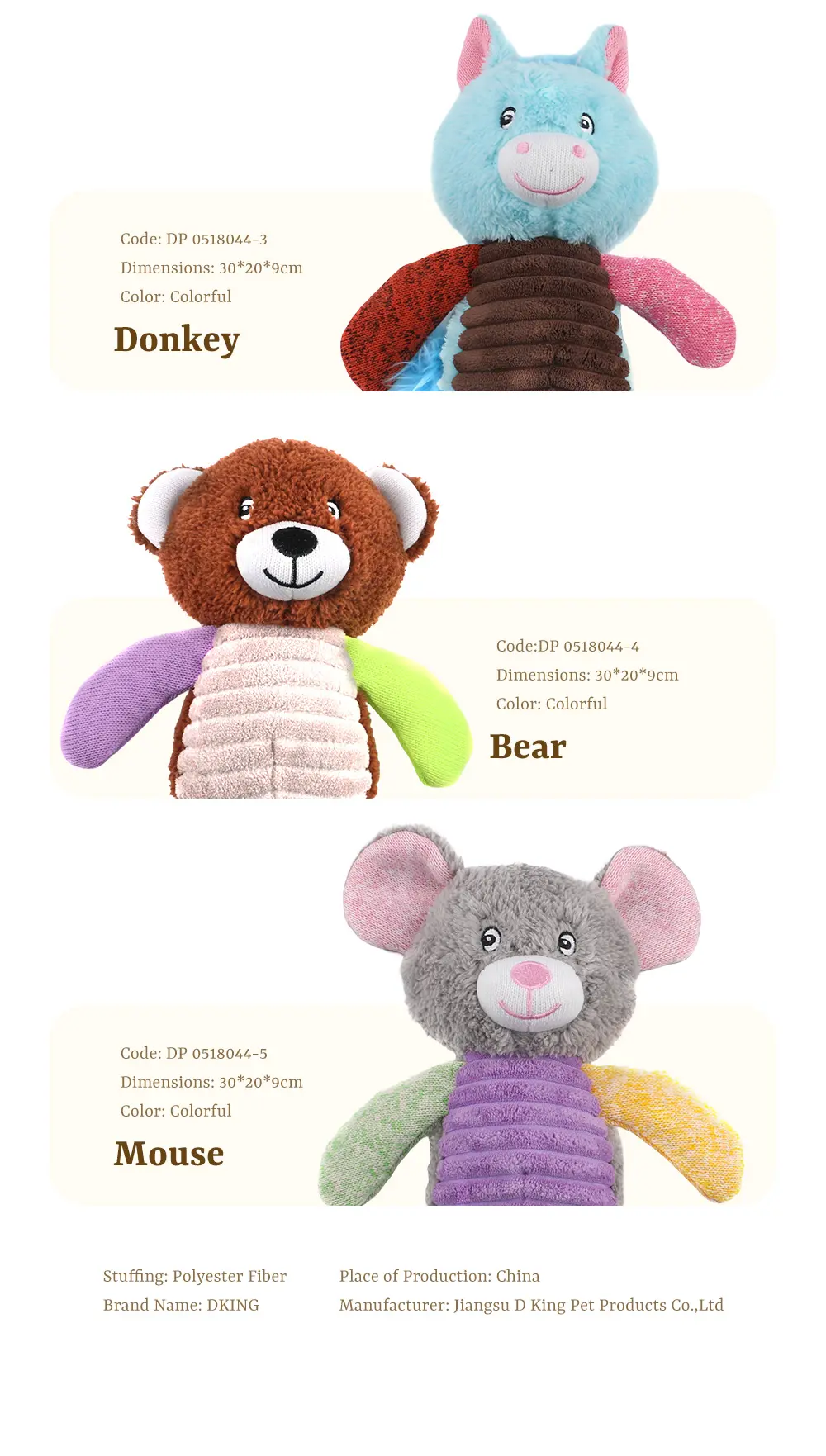 Animal Plush Toy View 4