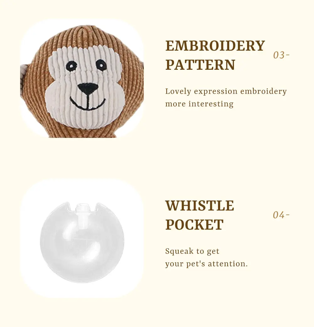 Pet Plush Toy Soft Texture 06